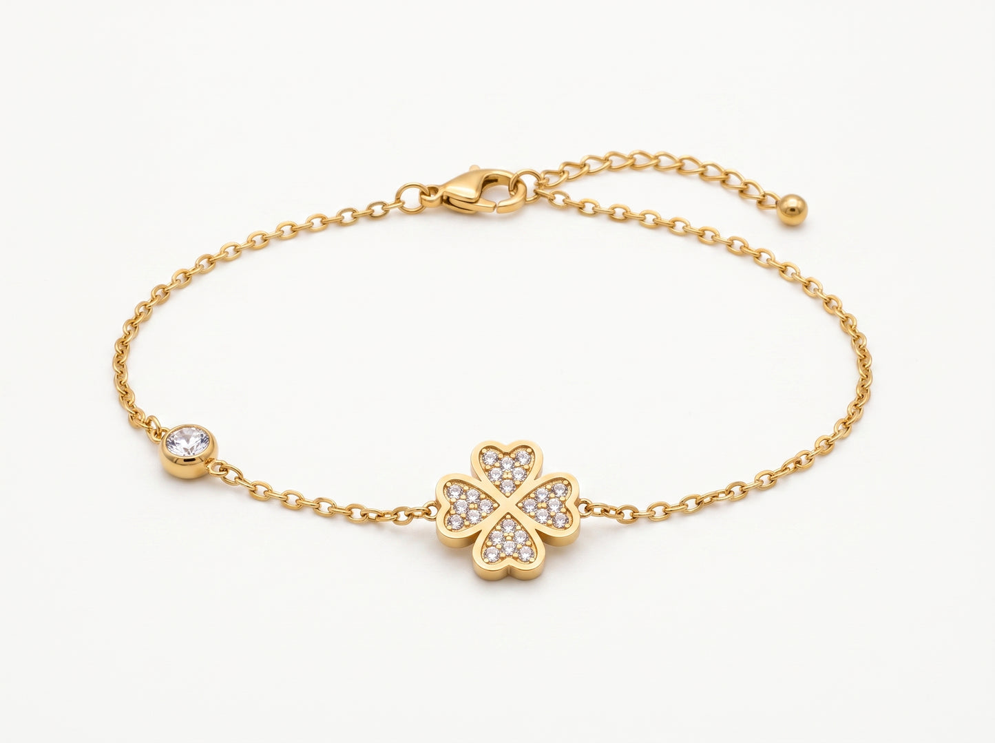 Ladies Bracelet - Diamond-Cut Gold Chain