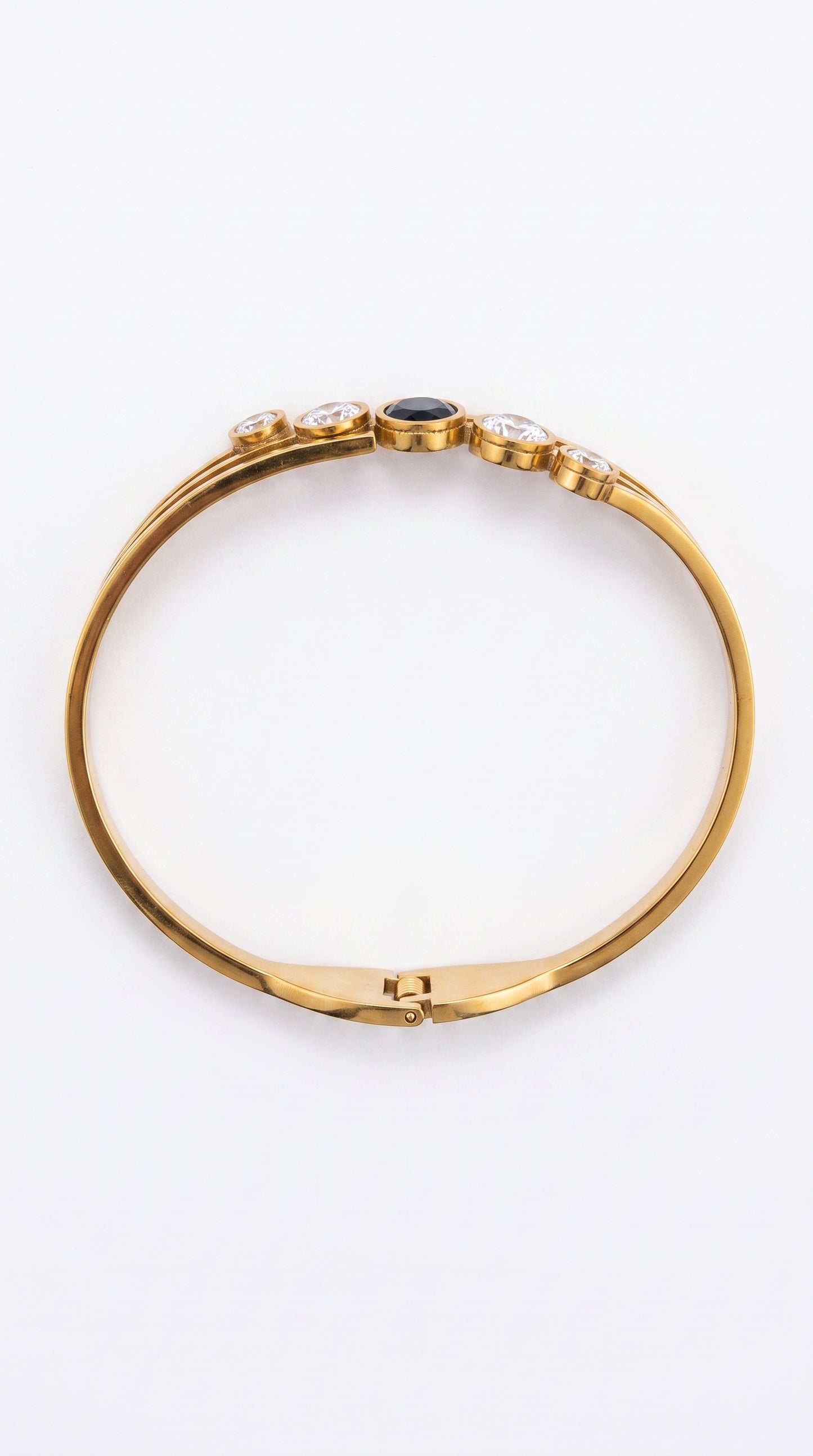 Ladies Bracelet - Elegant Gold Bangle