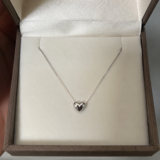 Heart Stainless Steel Lock Pendant Necklace