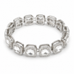 Elegant Silver Italian Bangle for Women