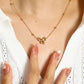 Gold Bow Pendant Necklace – Premium Stainless Steel