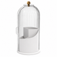 Luxury Ribbed Brush Organizer with Clear Cover