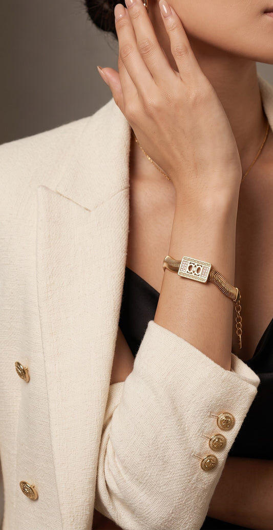 Gold Stainless Steel Bracelet,
