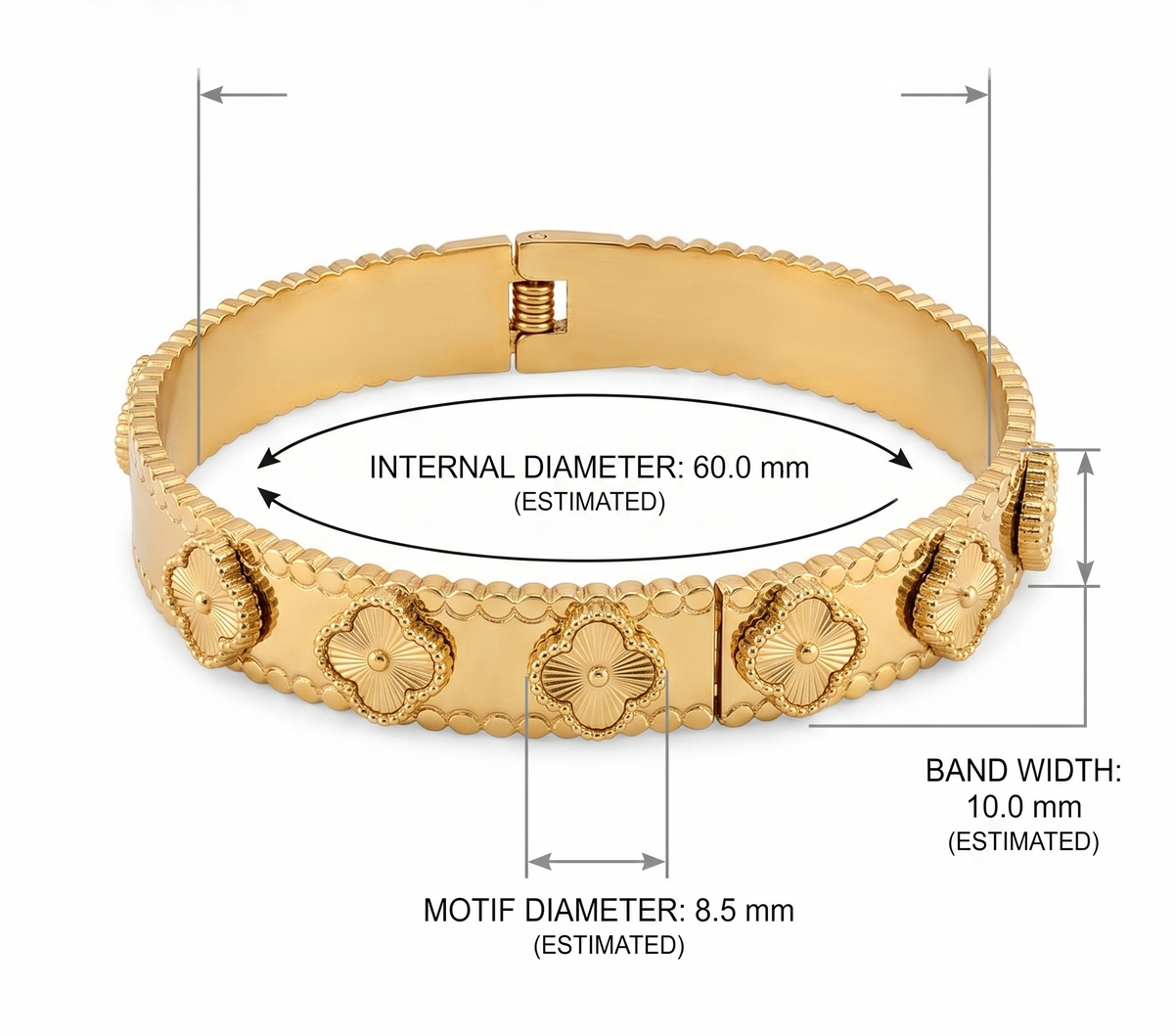 Stainless Steel Bangle for Women | Waterproof & Tarnish-Free