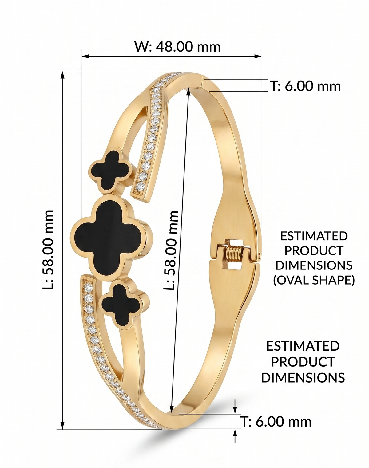 Stainless Steel Bangle for Women | Waterproof & Tarnish-Free