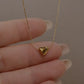 Heart Stainless Steel Lock Pendant Necklace