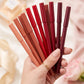 Matte lip liner pencils fan display nude to berry shades