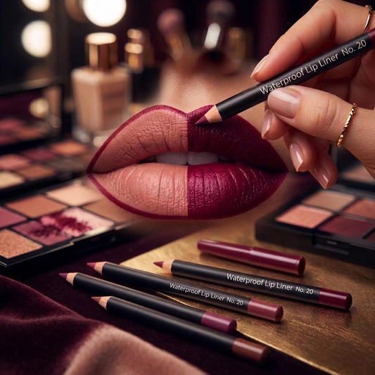 Waterproof Lip Liner No. 20 application on lips