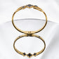 Ladies Bracelet - Floral Enamel Bangle